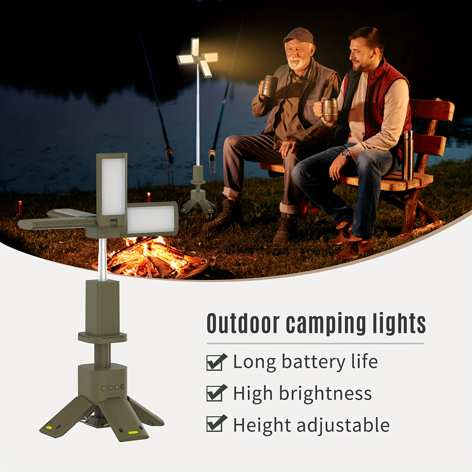 Camping Lantern, 14000mAh Rech - đánh giá và giá Power Outdoor