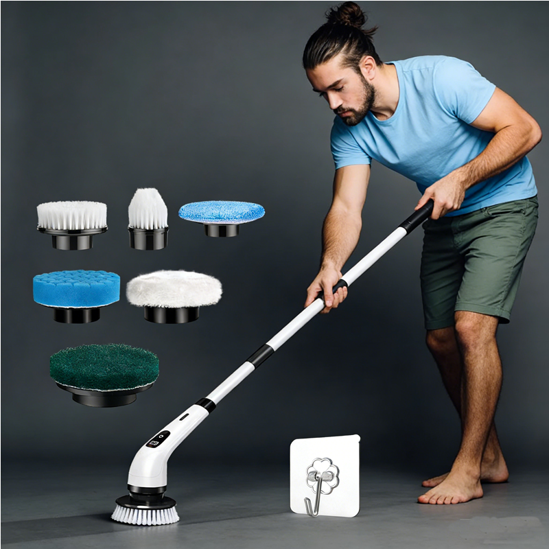 Cordless Household Spin Scrubb - đánh giá và giá Outdoor Power Broom