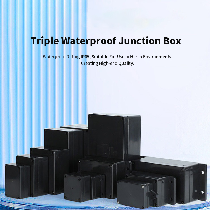 Type F Black Waterproof Juncti - đánh giá và giá Outdoor Power Supply Box