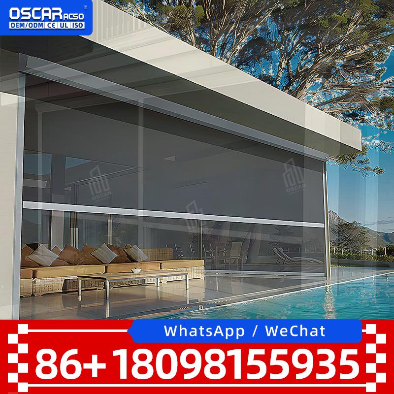 Modern Electric Battery Powere - đánh giá và giá Outdoor Power Roller Shades