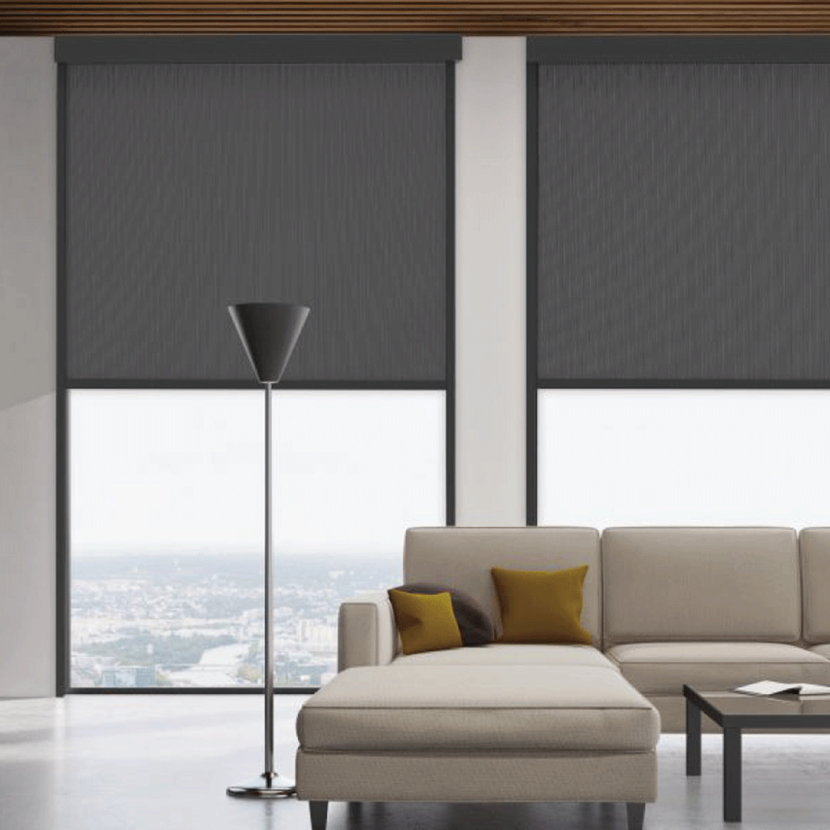 Smart Blackout Outdoor Windpro - đánh giá và giá Outdoor Power Roller Shades