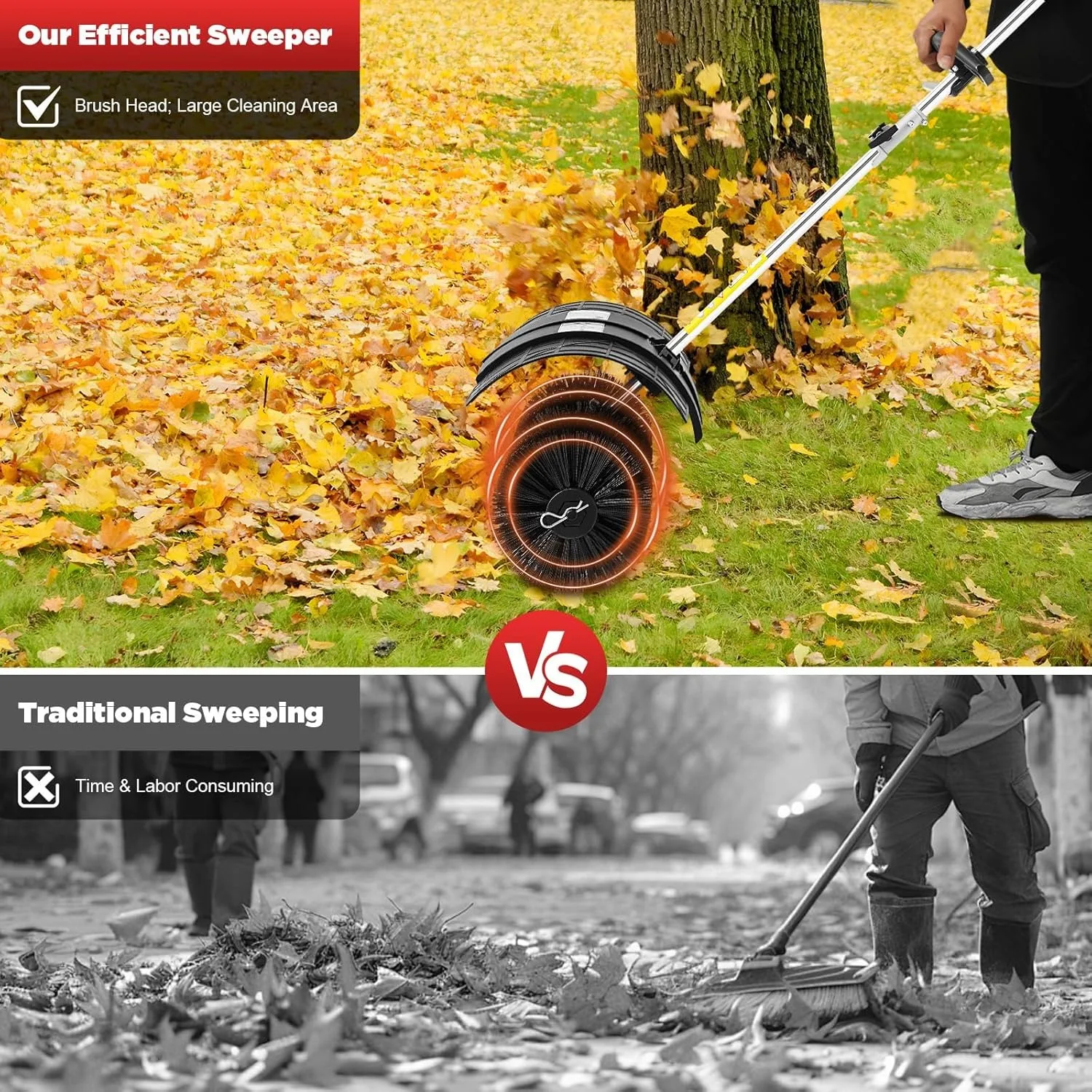 CNCEST 52CC 2.3HP Sweeper Broo - đánh giá và giá Outdoor Power Broom