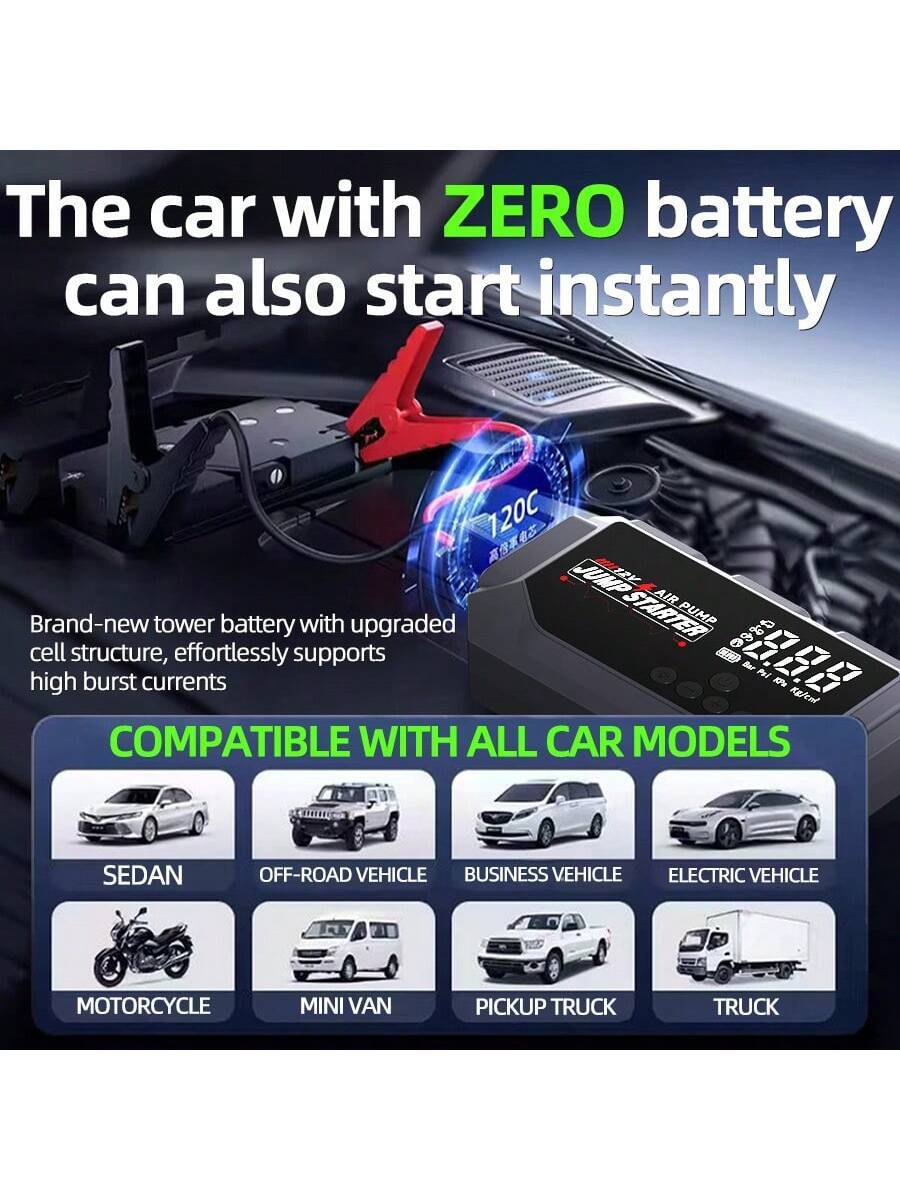 12V 8000A Portable Smart Jump  - đánh giá và giá Power Outdoor