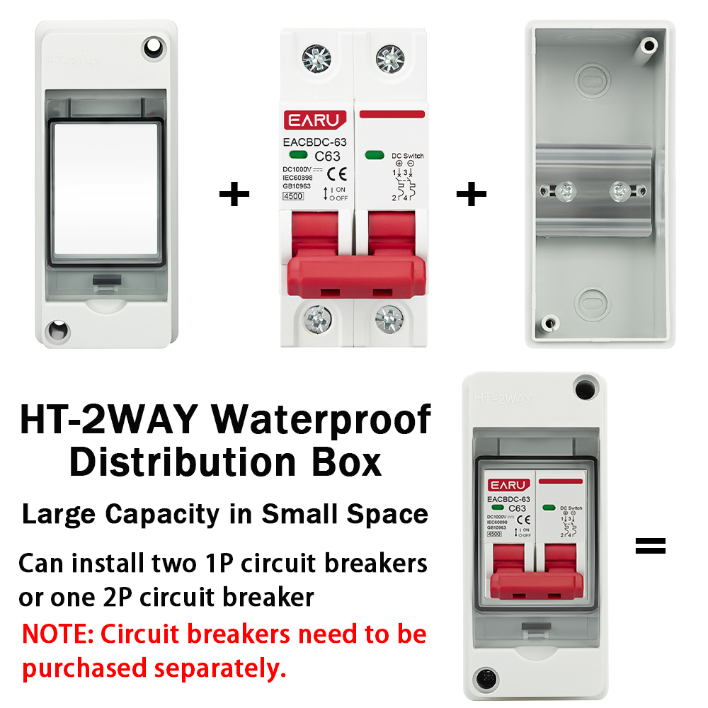 HT-2 IP65 Waterproof Distribut - đánh giá và giá Outdoor Power Supply Box